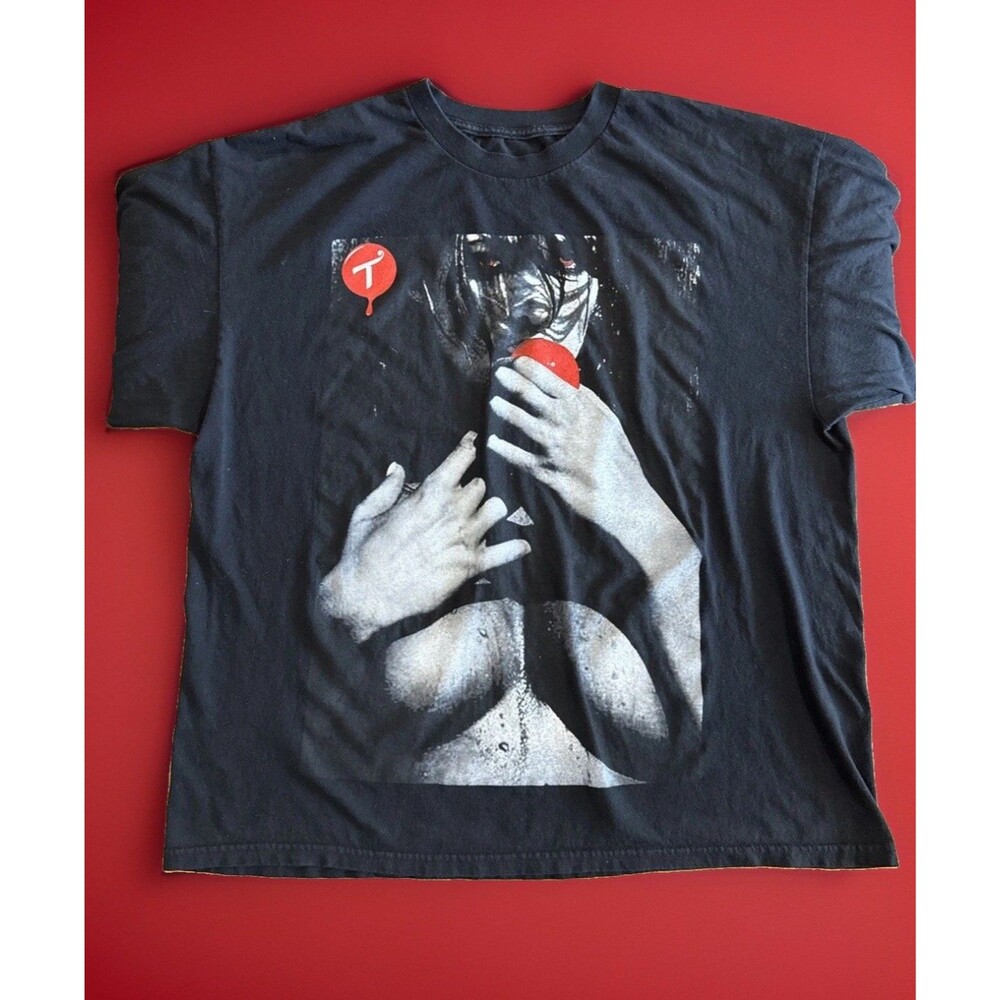 T.i.t.s Two In The Shirt Graphic Design Tshirt Size 2XL Black Good Used Conditio